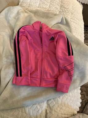adidas toddler 2t ' Essential Tricot Track Jacket - Power Pink